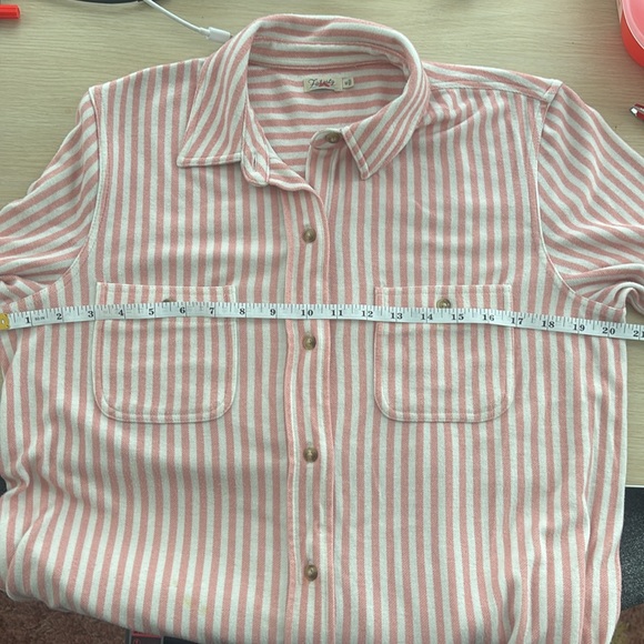 Faherty Legend Sweater Button Up Shirt Size M Womens - Picture 9 of 9